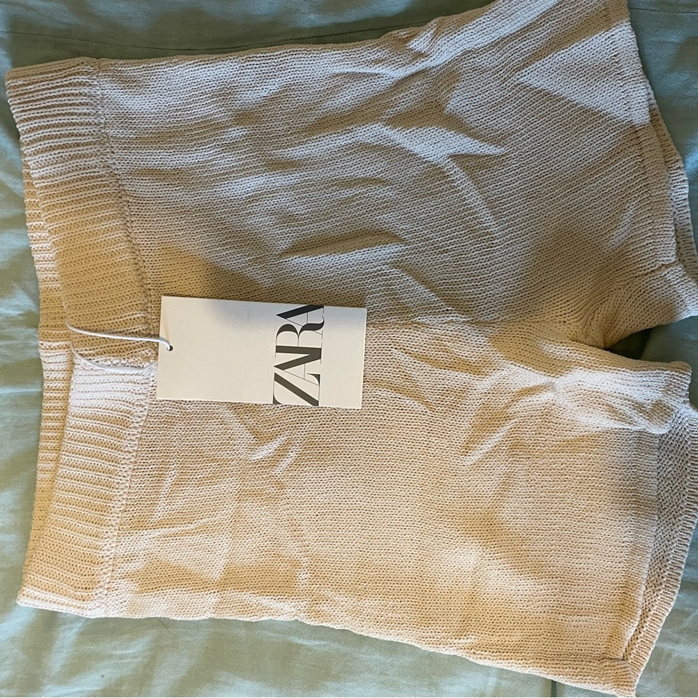Zara knitted shorts